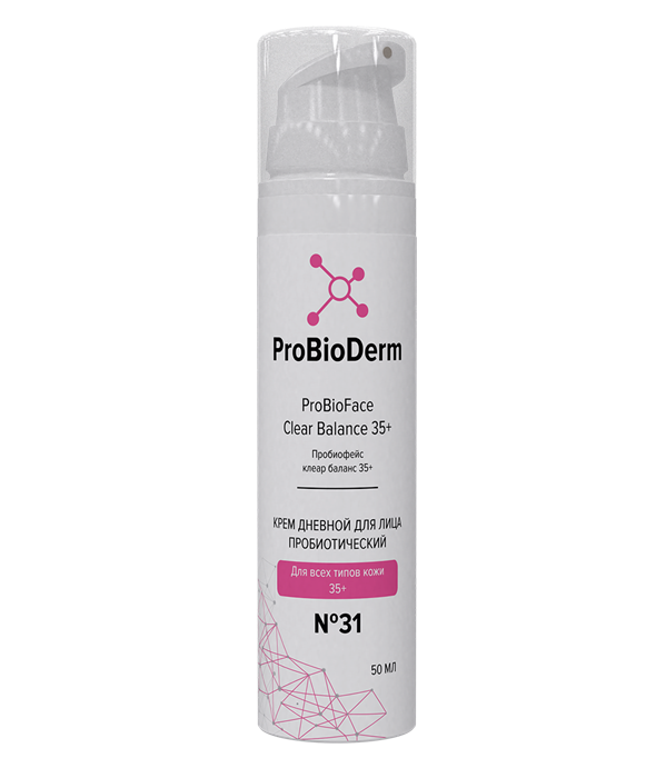 №31 Крем пробиотический для лица ProBioFace Clear Balance 35+, 50 мл (8,9 б) BZ04037 - фото 477